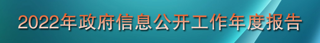 2022年政府信息公开工作年度报告